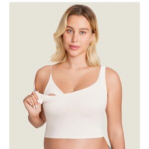 MOMANDA Natrelax Nursing Crop Tank Top Size XL